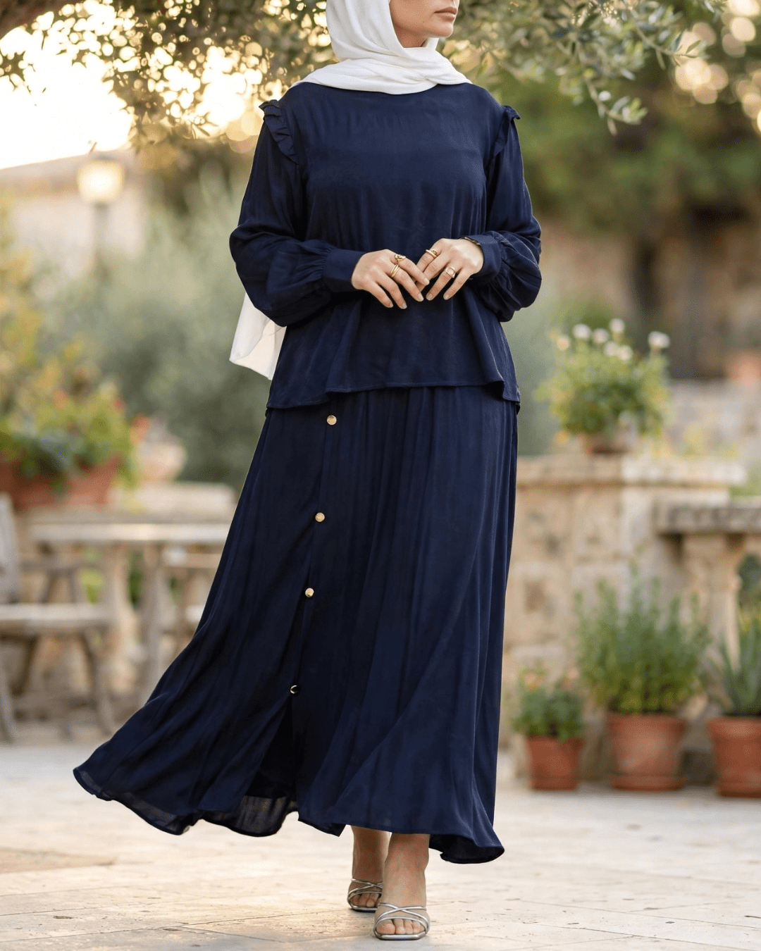 A-Line Elegance Set - Emalina Fashion
