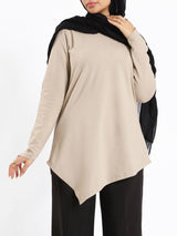 Pointelle Long-Sleeve Basic Top