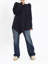 Pointelle Long-Sleeve Basic Top