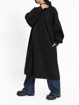 Duchess Puffy-Sleeve Dress