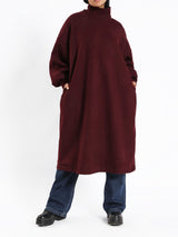 Duchess Puffy-Sleeve Dress