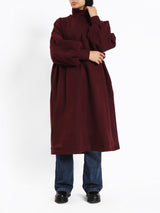 Duchess Puffy-Sleeve Dress