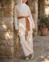 Linen Luxe Set - Emalina Fashion
