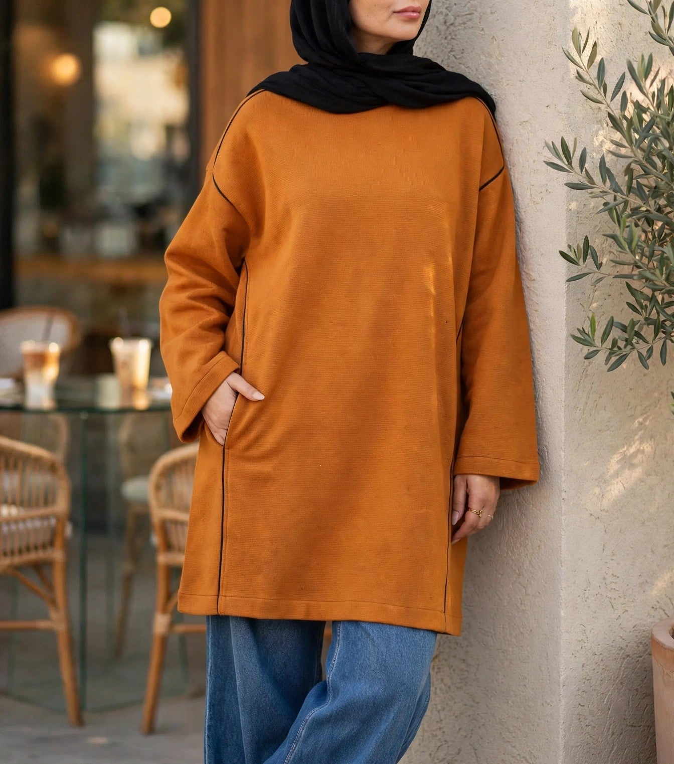 Basic Lines Shirt - Emalina Fashion