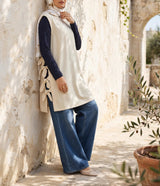 Bow Tie Vest - Emalina Fashion