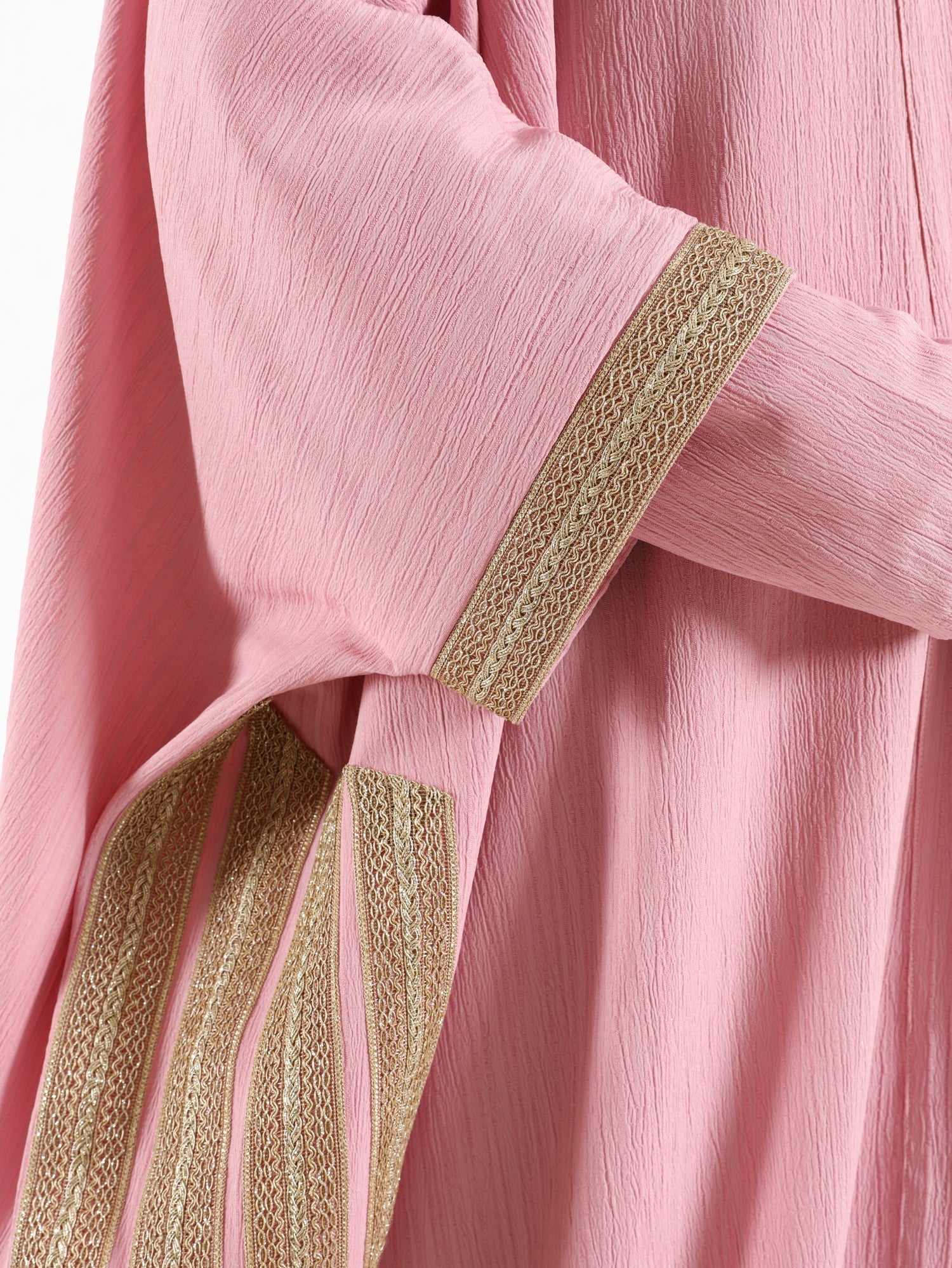 Rose kaftan with gold detailing – elegant modest fashion collection