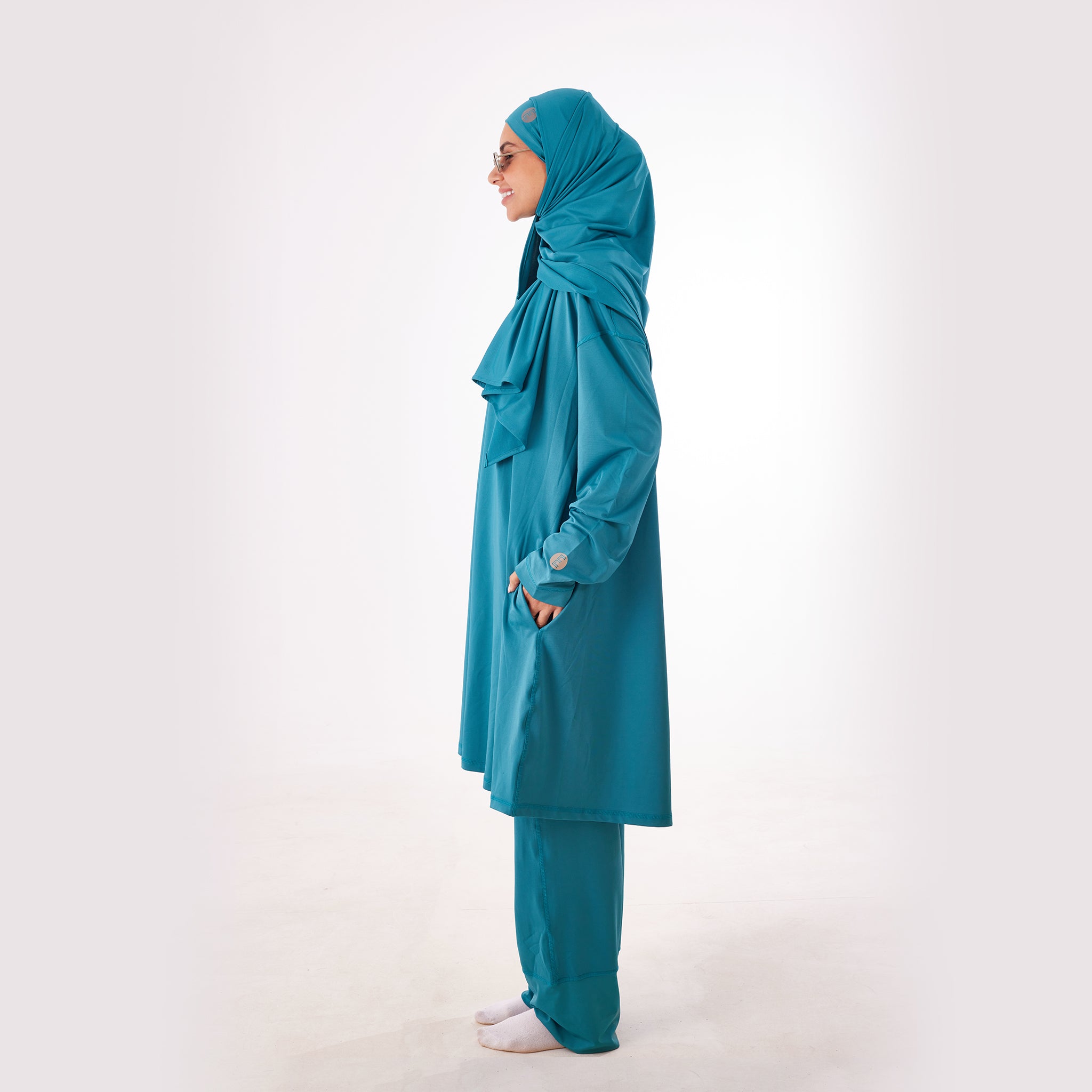 Basic Modest Burkini - Emalina Fashion