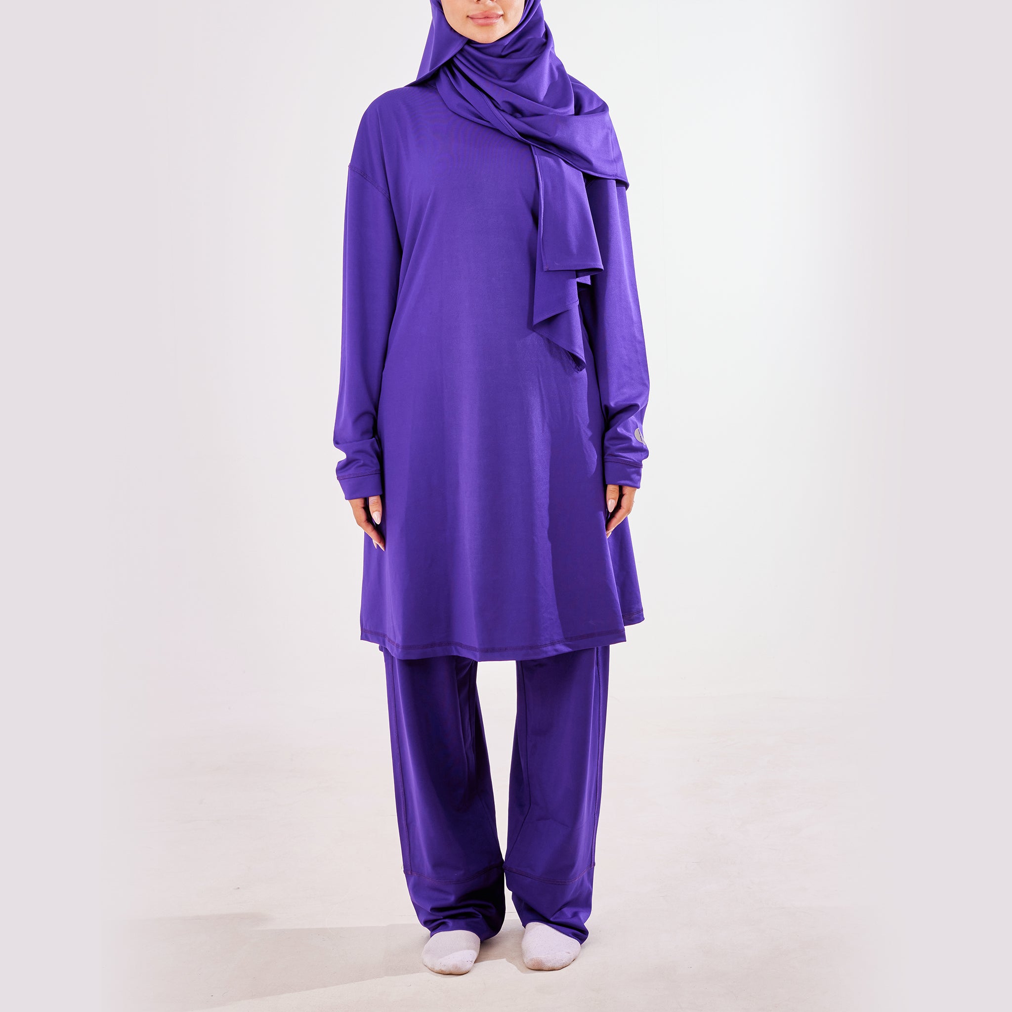 Basic Modest Burkini - Emalina Fashion