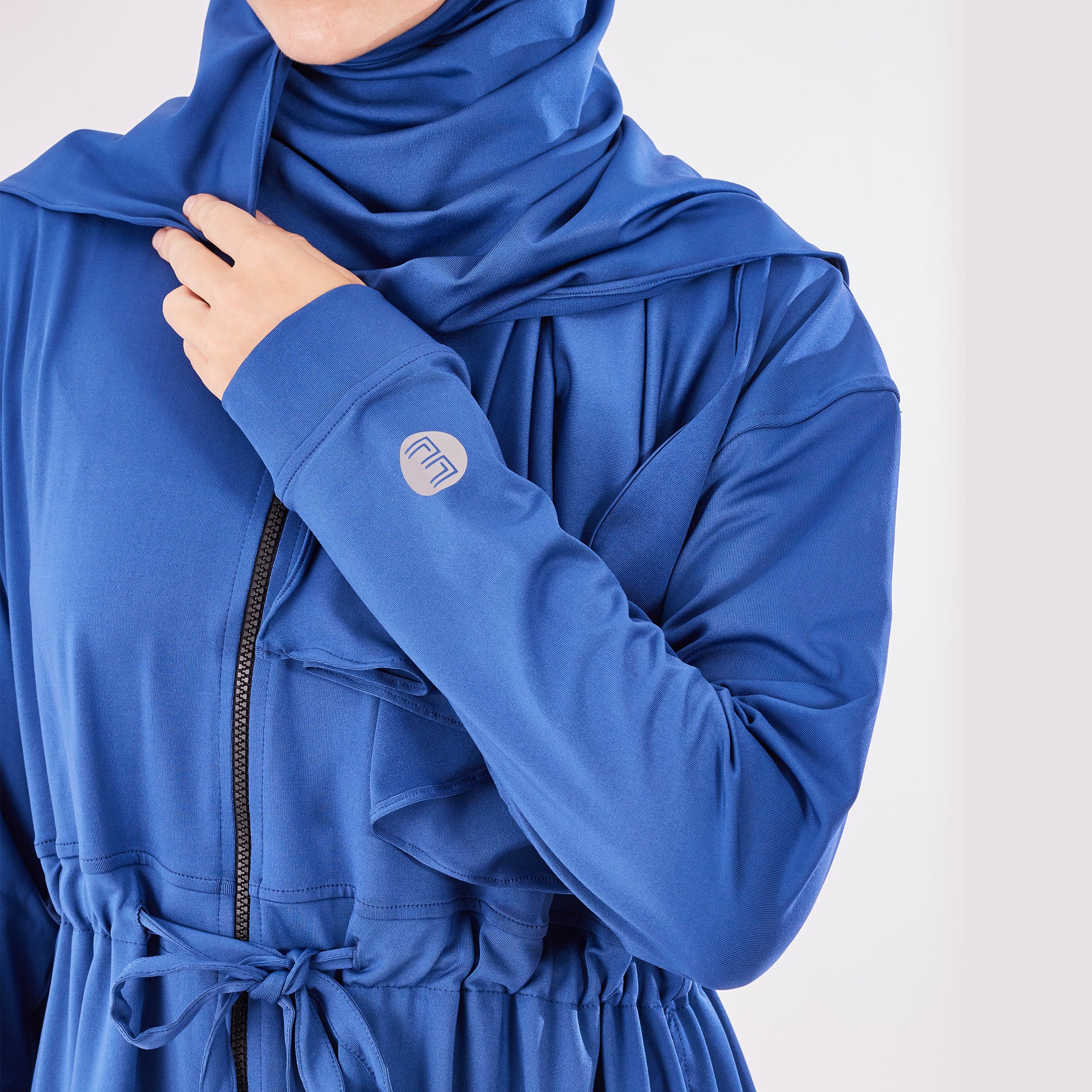 Zip-Up Burkini - Emalina Fashion