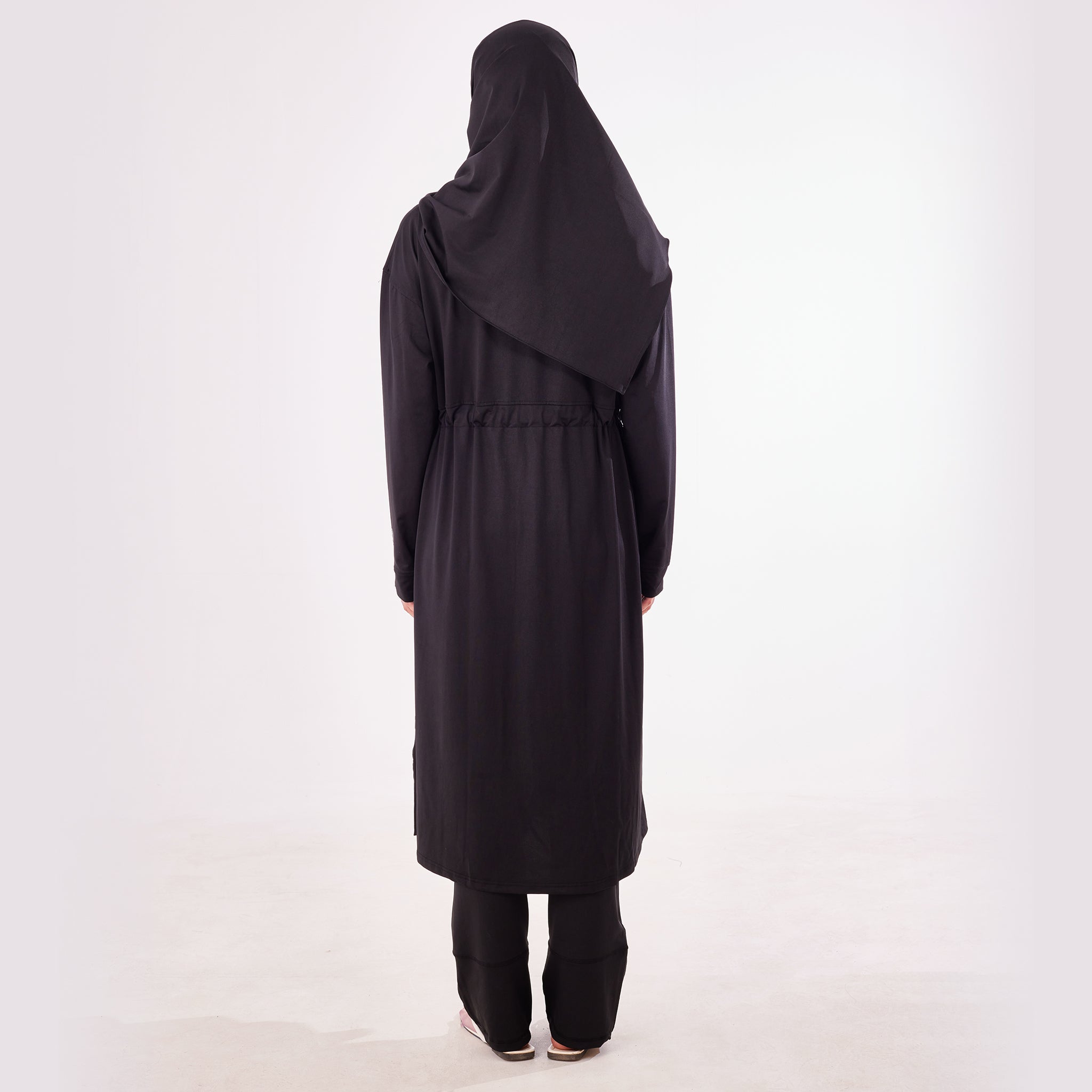 Zip-Up Burkini - Emalina Fashion