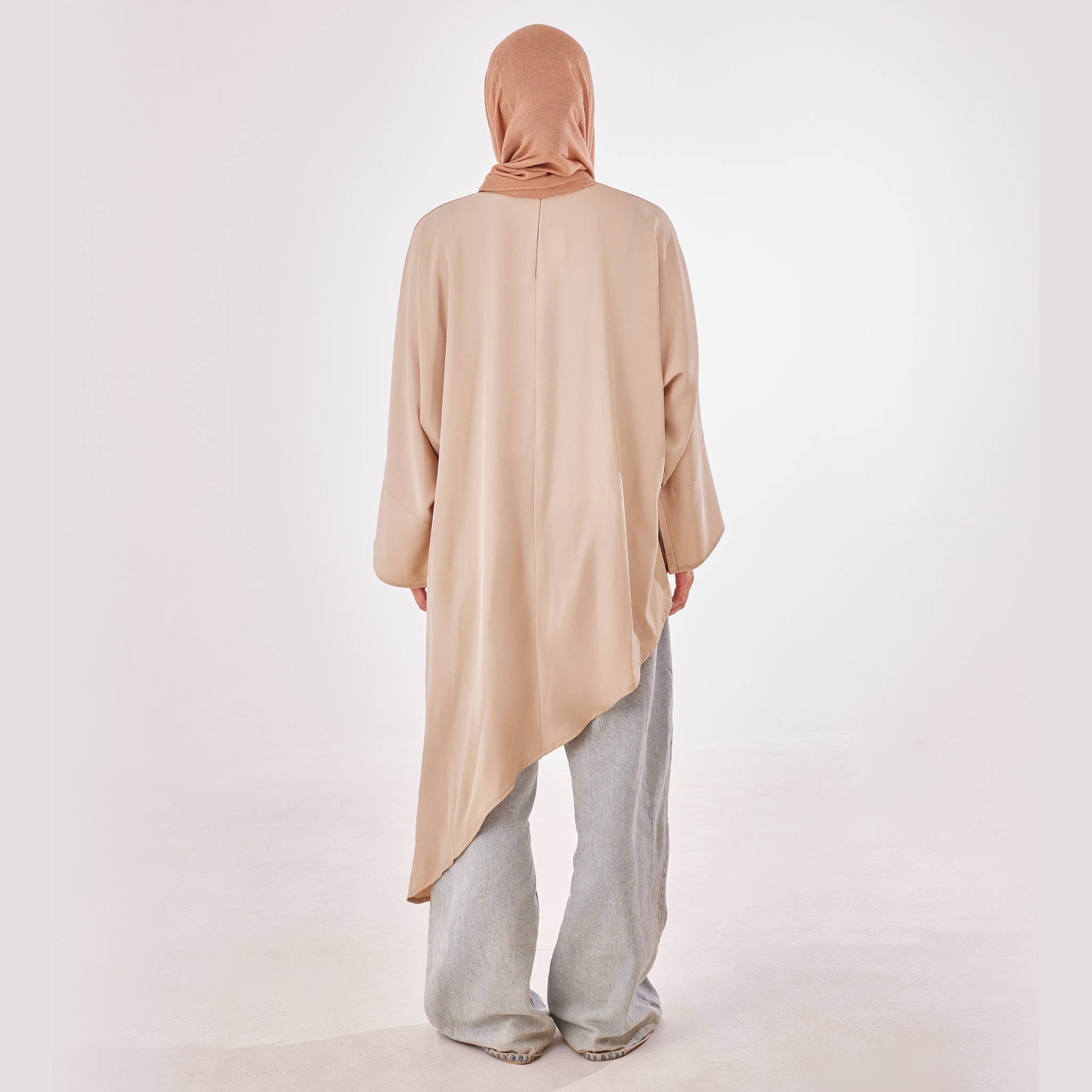 Asymmetrical Cascading Top - Emalina Fashion