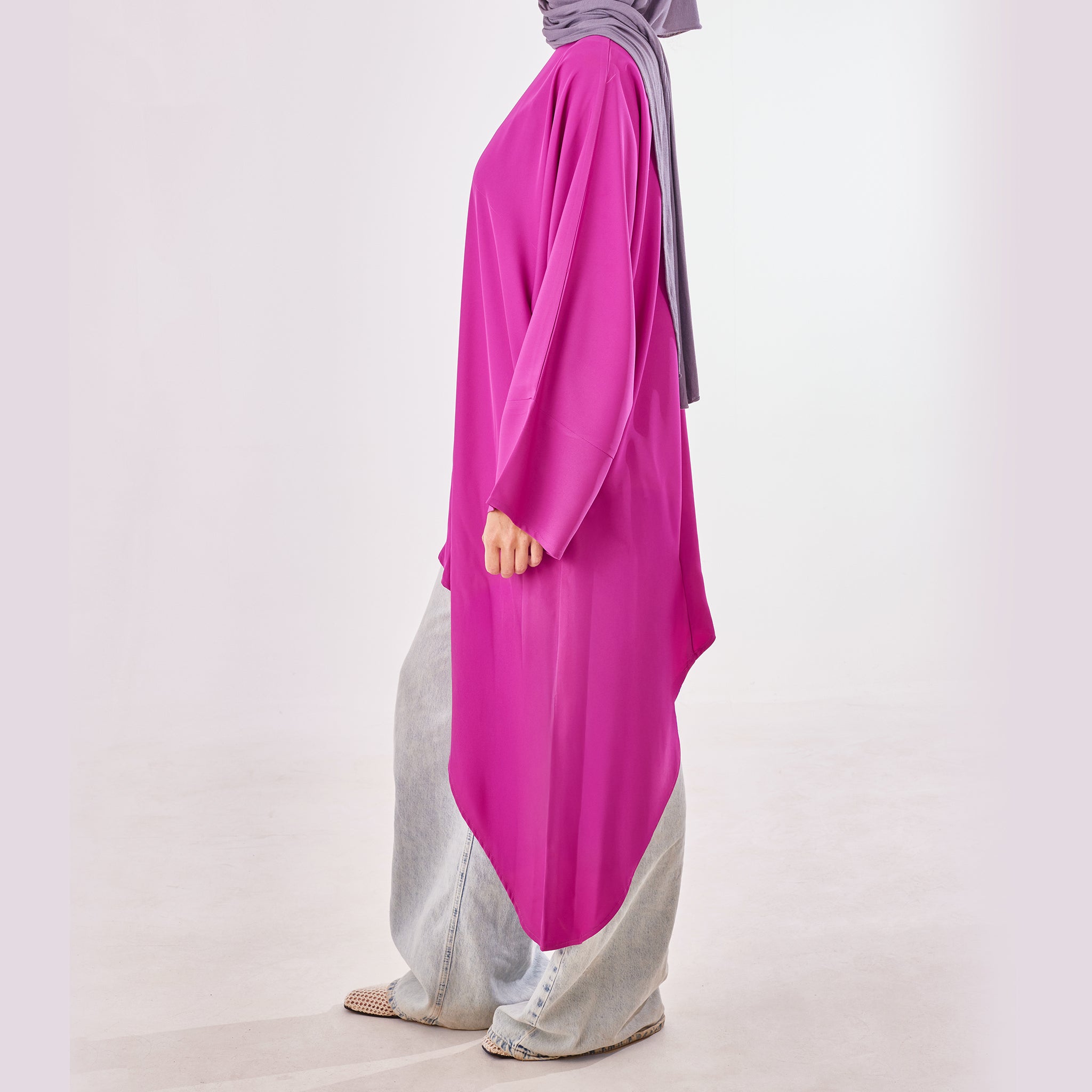 Asymmetrical Cascading Top - Emalina Fashion