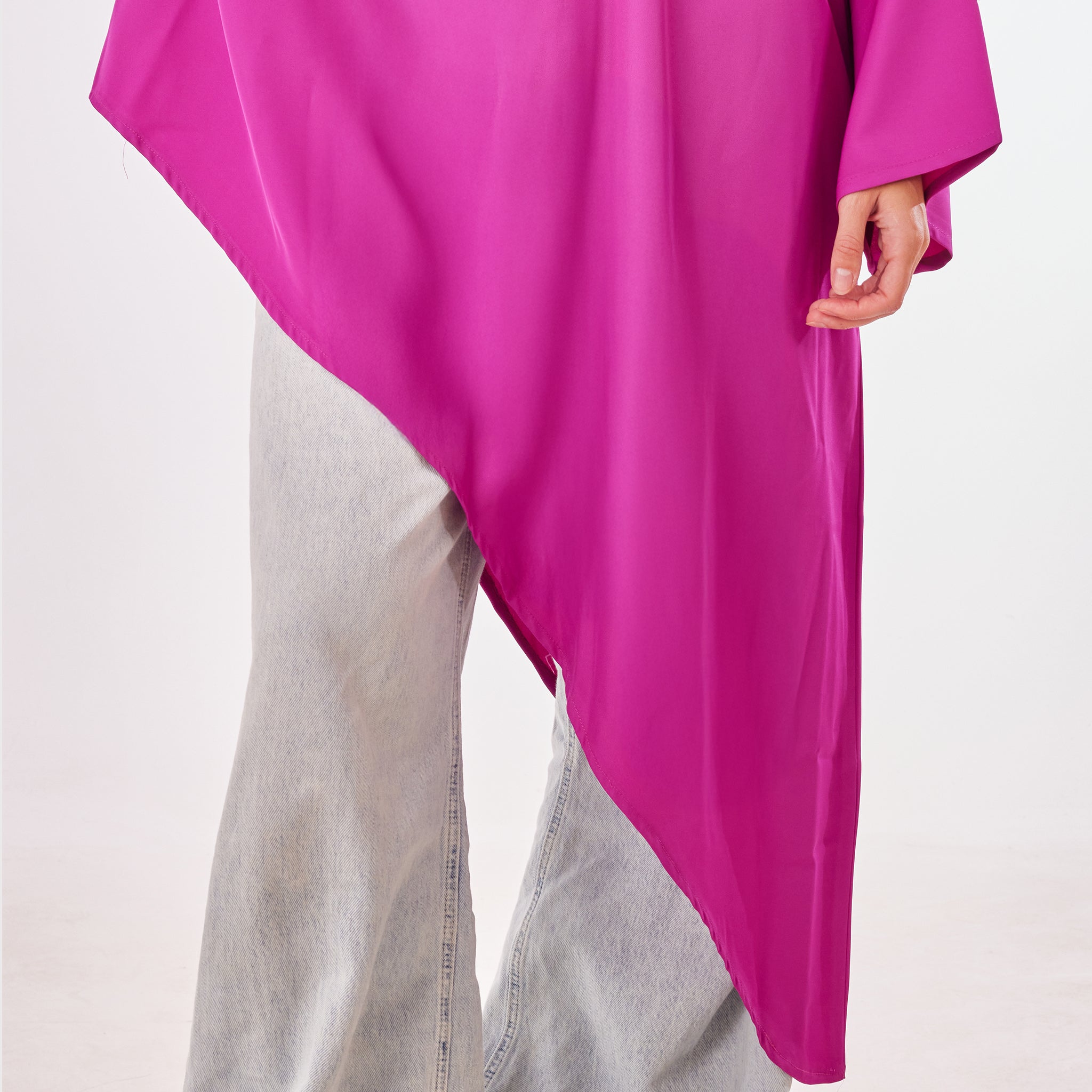 Asymmetrical Cascading Top - Emalina Fashion