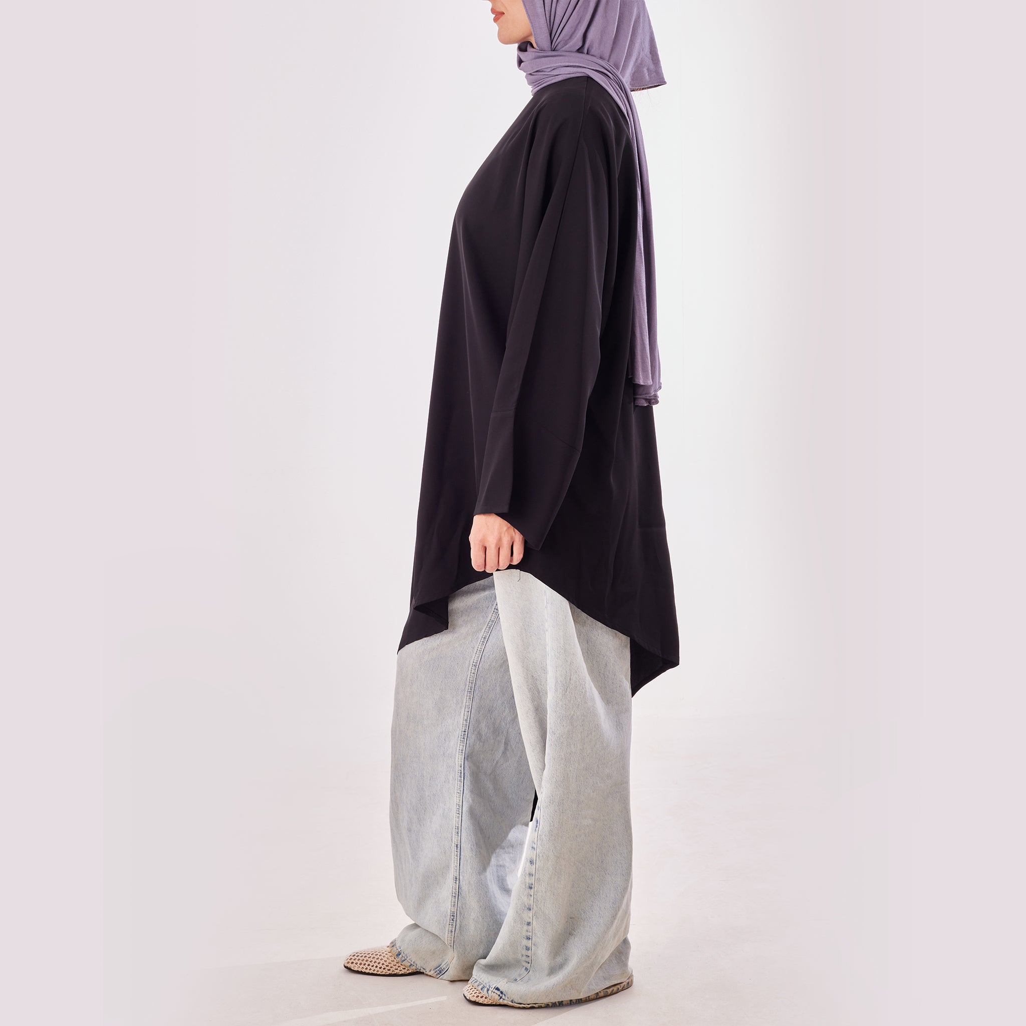 Asymmetrical Cascading Top - Emalina Fashion