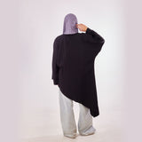 Asymmetrical Cascading Top - Emalina Fashion