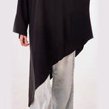 Asymmetrical Cascading Top - Emalina Fashion