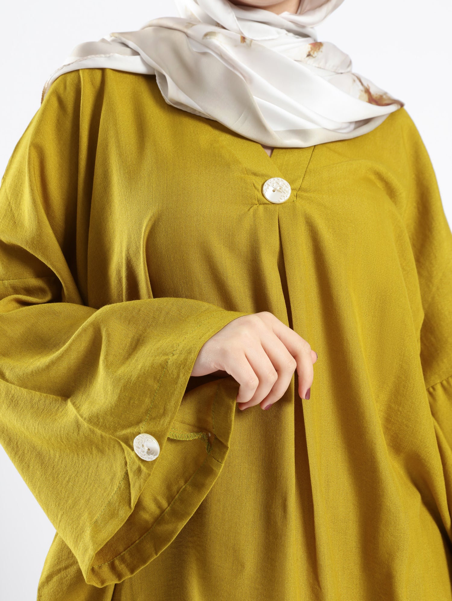 Linen Whisper Set in pure linen, available in black, lime green, and beige—lightweight and breathable for elegant modest summer wear