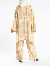 Linen Whisper Set in pure linen, available in black, lime green, and beige—lightweight and breathable for elegant modest summer wear