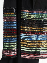 Moonlight Mirage Kaftan in royal crepe with half embroidery, blending shimmer and softness for elegant Eid and summer evening wear