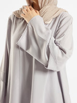 New Dawn Breeze Set in royal crepe blend with wide-leg pants, a lightweight and chic modest outfit for Eid or casual summer wear