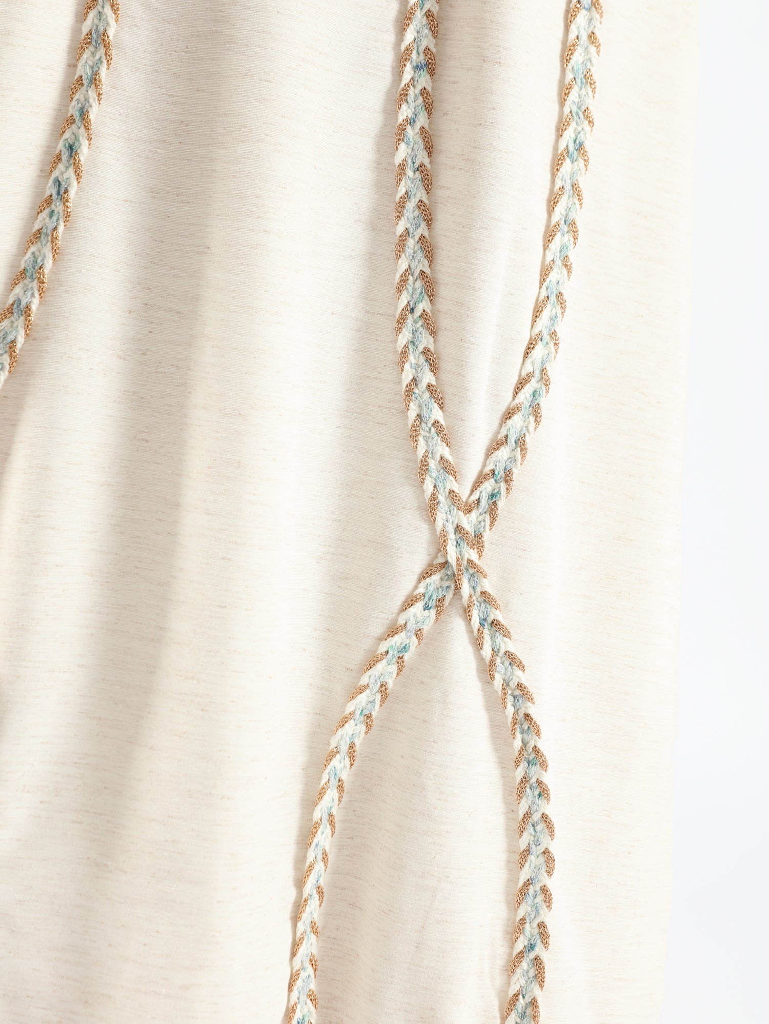 The Oasis Dress in cotton-linen blend with flowing silhouette, a breathable and modest kaftan dress for summer wear