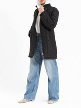 Venus Jacket in black or red with long sleeves, a modest winter puffer coat for warmth, and everyday layering