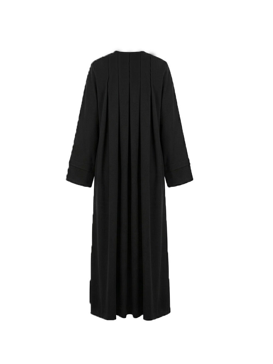Pleated - Back Abaya - Emalina Fashion
