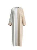 White Latte Abaya - Emalina Fashion
