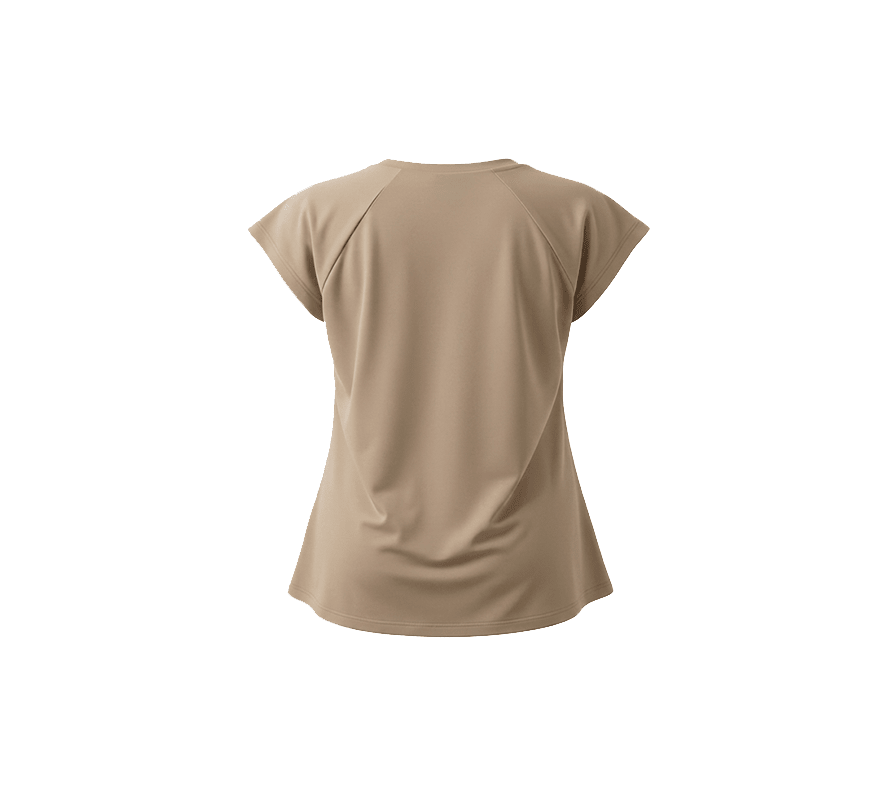 Ease Half - Sleeve Basic Top - Emalina Fashion