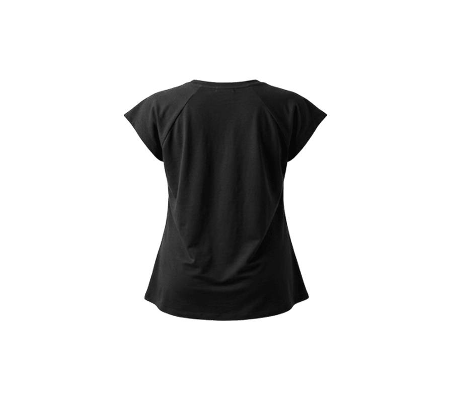 Ease Half - Sleeve Basic Top - Emalina Fashion