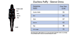 Duchess Puffy - Sleeve Dress - Emalina Fashion