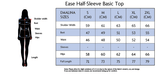 Ease Half - Sleeve Basic Top Bundle - Emalina Fashion