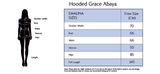 Hooded Grace Abaya - Emalina Fashion