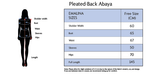 Pleated - Back Abaya - Emalina Fashion